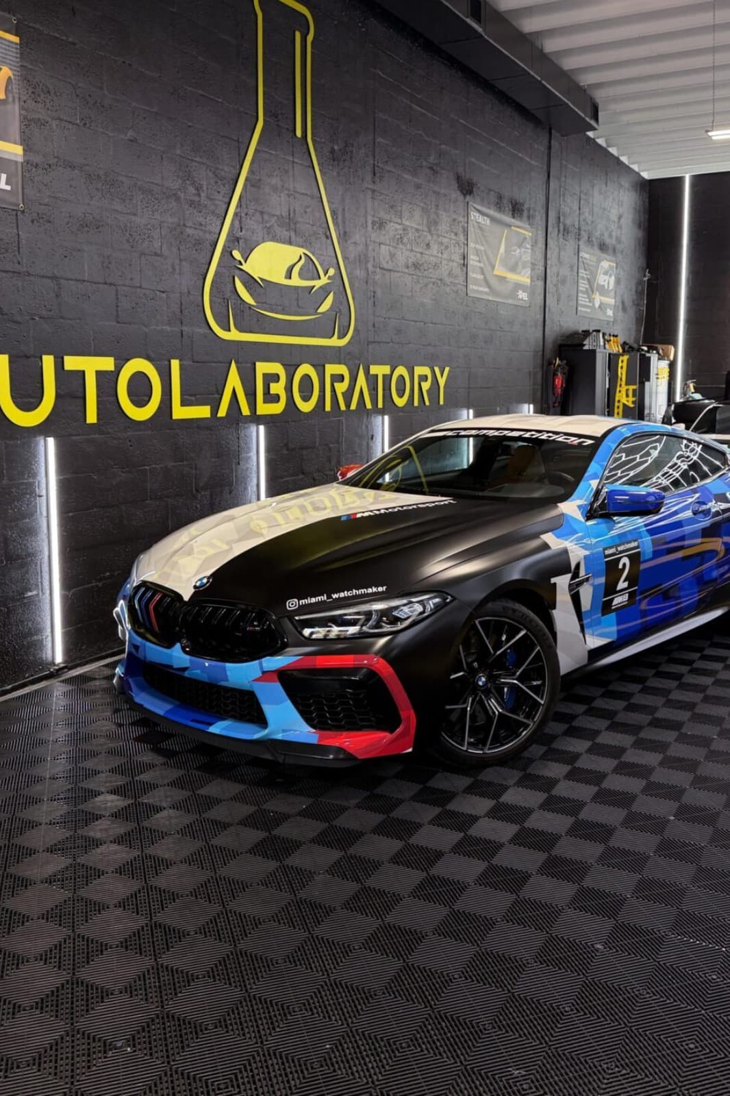 Custom car wrap design in Miami